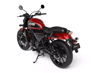 Harley Davidson X440 -  Vivid Metallic Thick Red - 3D Model Low-poly 3D model
