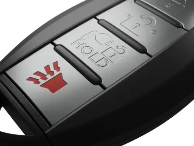 Car Key Nissan Low-poly 3D model