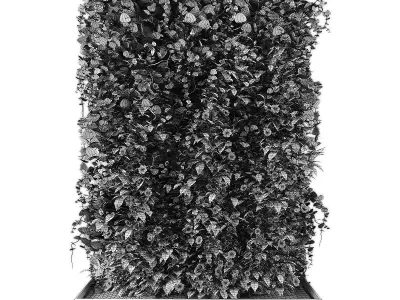 Vertical garden 187 Low-poly 3D model