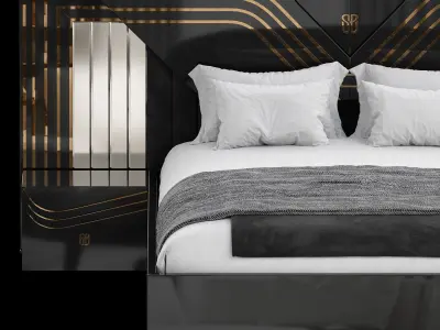 Angelas Bed by Evgor Luxury 3D model
