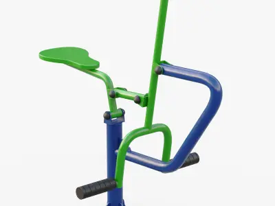 Realistic Outdoor Gym set  3D model