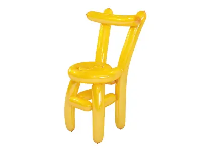 Balloon dining chair 3D model