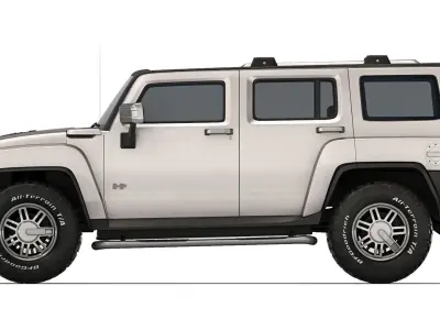 Hummer H3 2006 3D model