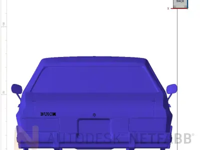 Buick Lesabre 1978 3D print model