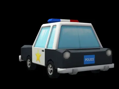 Police Car 3D print model