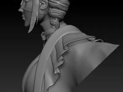 Katen Kyokotsu Spirit form Wall Decoration 3D print model