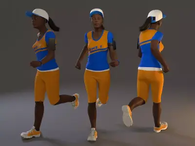 Info Street Female AAM 2130 001 3D model