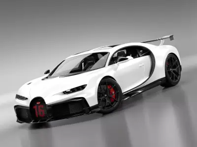 BUGATTI CHIRON PUR SPORT 2022 3D model