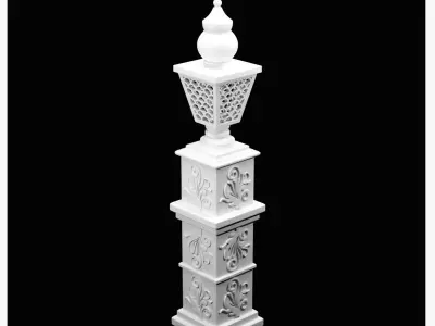 Decorative Pillar 3D model buy