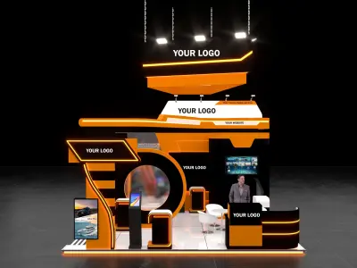 EXHIBITION STAND DESIGN 3D model