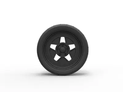 Wheel from Hoonicorn RTR 3D print model