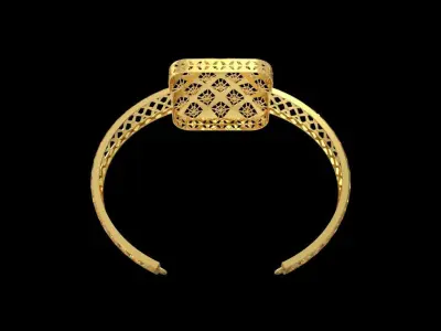 Fusion Gold Wristband RABBW08 3D print model