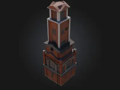 Clock Tower Sentinel 3D model