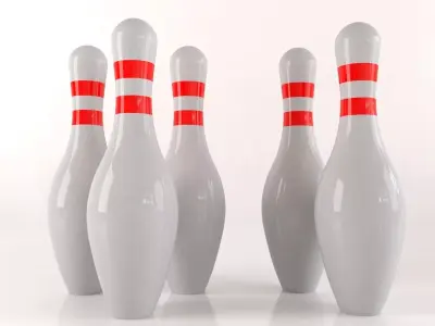 Bowling kegel 3D model