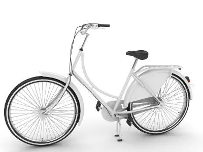 Azor European City Bicycle  3D model