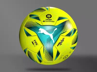 PUMA Adrenalina LaLiga ball 2021-2022 3D model