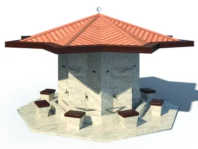 FOUNTAIN - SHADIRVAN - 03 3D model
