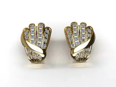 jewelry earrings 3D print model