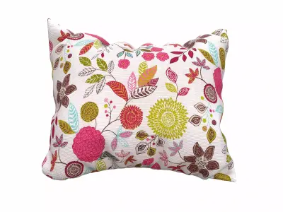 Floral Pillow  3D model