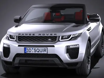 Land Rover Range Rover Evoque Convertible 2017 3D model