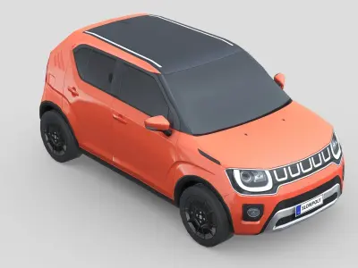 Suzuki Ignis 2021 Low-poly 3D model