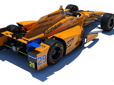 Indycar Alonso 2017 3D model