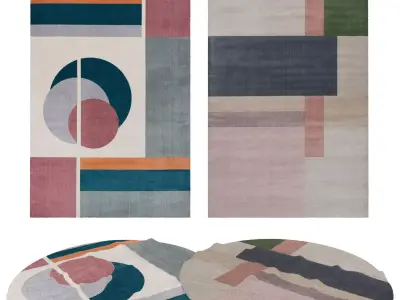 Rugs No 726 Low-poly 3D model