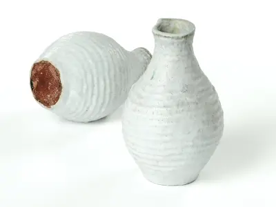 Polypasta - vase white 01 3D model