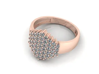  Jewelry Diamond Ring 3D print model