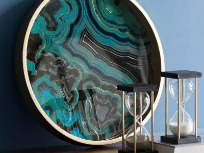 Tray Glass Decorative Tray Free 3D model