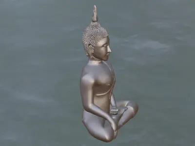 Budha Sculpture 3D print model