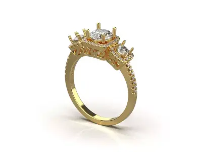 ring code 57 3D print model