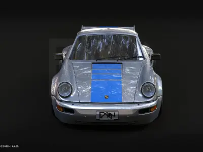 Transformers ROTB Porsche 911 Mirage 3D model