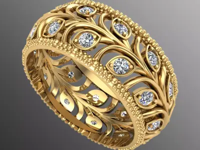 Ring shp1 3D print model