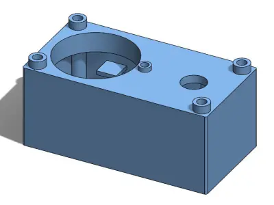 servo motor assembly 3D model