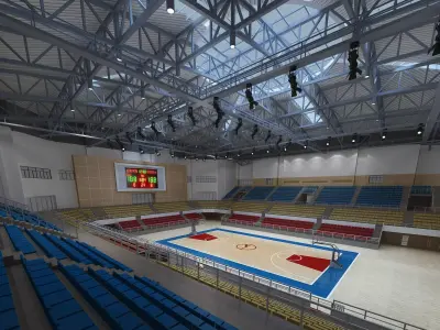 Basketball arena 3D model
