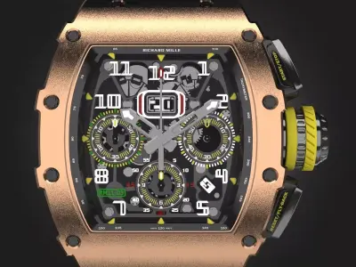 Richard Mille RM 11-03 watch 3D model