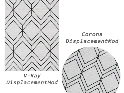 Rugs No 19 Low-poly 3D model