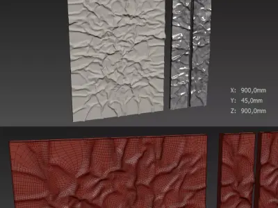 Decorative Relief v4 3D model