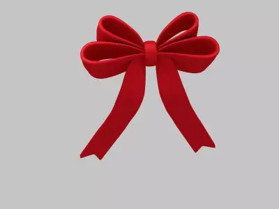 Xmas ribbon 3D model