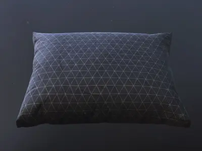 Nylon Pillow Low-poly 3D model
