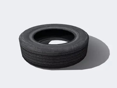 Wheel Low-poly 3D model Low-poly