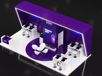 booth 5x10  3D model