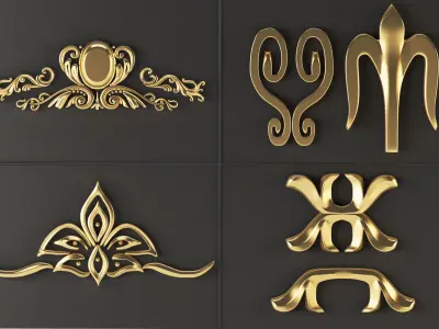 23 ornament vol 1 3D model