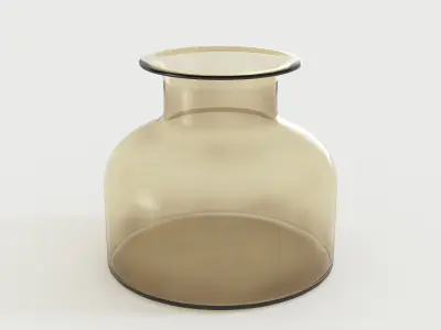 Crystal Clear Glass Vase 3D model