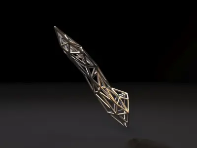 Whale tail 3D print model