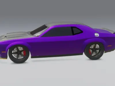 Dodge Chellenger HEMI 2018 3D model