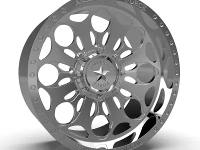 AMERICAN FORCECKH13 CARNAGE CC WHEEL 3D print model