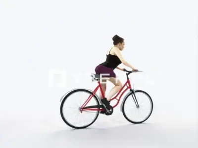 Dream 01I bicycle bike Sports Woman Low-poly 3D model