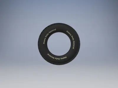 Heavy Duty General Purpose Wheel 3D model